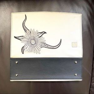 Miche classic Shell - white silver flower